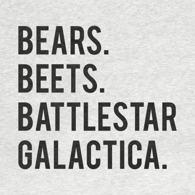 Bears. Beets. Battlestar Galactica by FiveThirtyOne